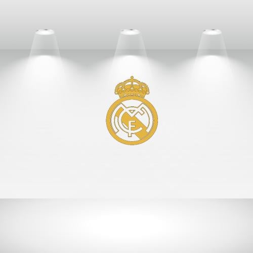 لوحة معدنية حائط شعار ريال مدريد