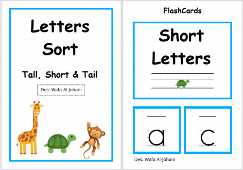 Letters Sort: Tall, Short & Tail