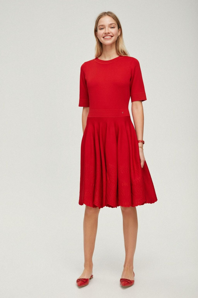 اسعار فستان كارولينا هيريرا الأحمر - متجر كيوت ستور