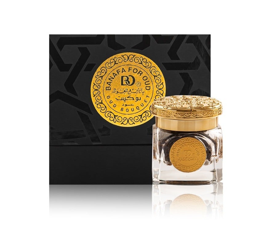 بانافع بخور عود معطر عود بوكيت الذهبي - 55 جرام