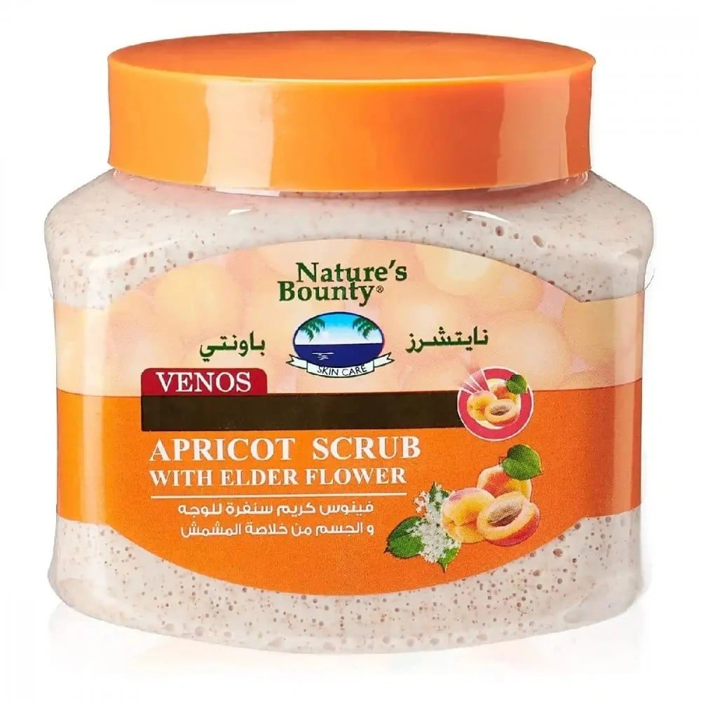 نايتشرز باونتي كريم سنفرة للوجه والجسم بالمشمش - 600جرام