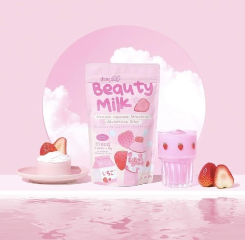 Beauty Milk - Premium Japanese Strawberry Glutathi...