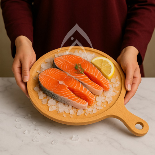 سالمون نصف كيلو salmon 1/2