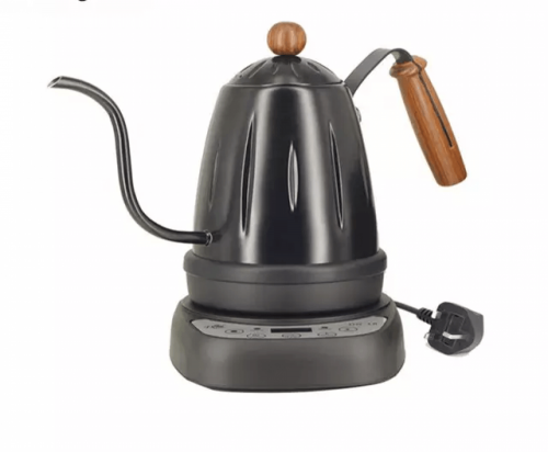 إبريق ترشيح كهربائي رقمي أسود