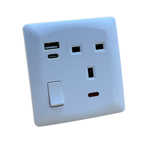 فيش‭ ‬13‭ ‬امبير‭ ‬مع‭ ‬USB‭ ‬لؤلؤي‭ ‬RV-K10-26‭/‬...
