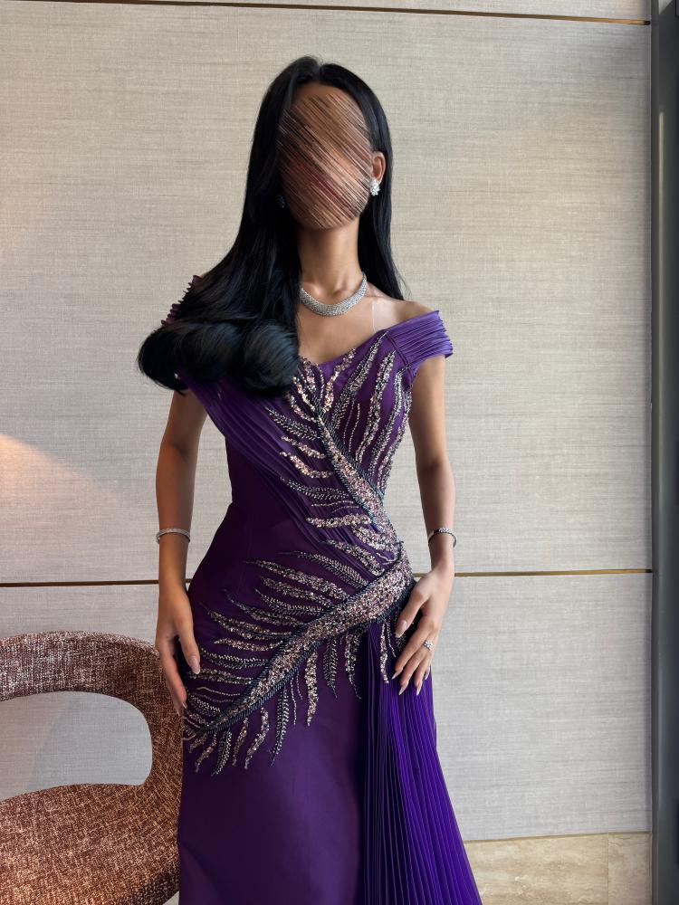 فستان LIKE بنفجسي