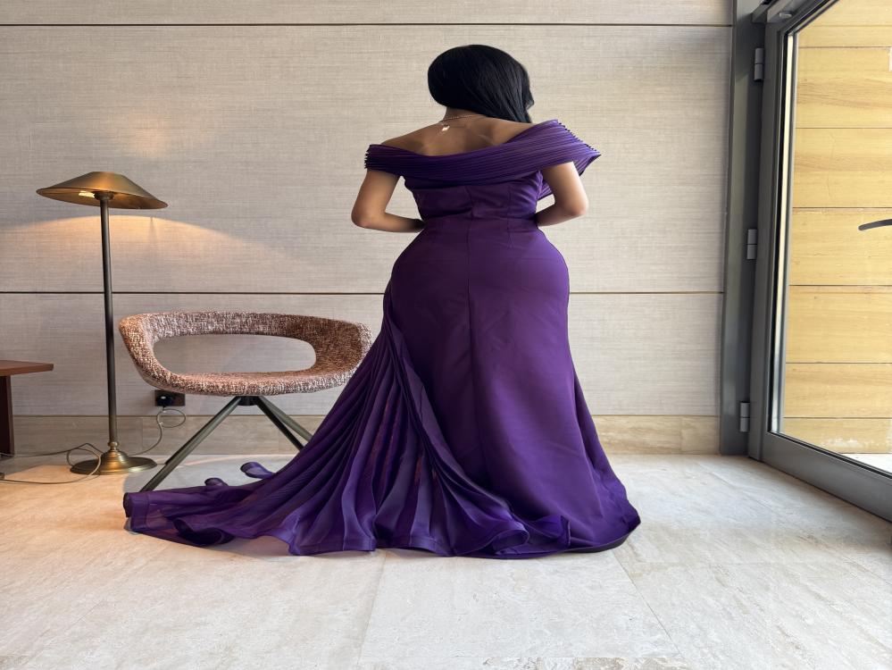 فستان LIKE بنفجسي