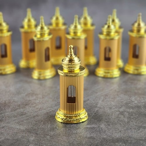 درزن عبوات ذهبية - حجم تولة ( 12 قطعة )