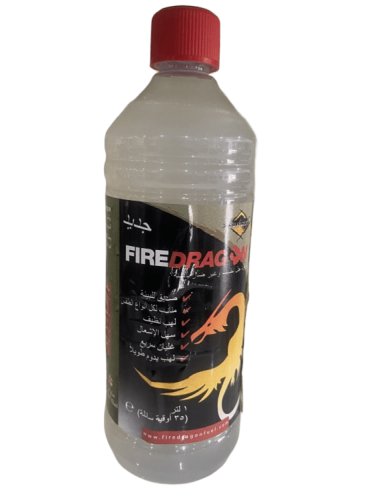 جل مولع فحم انجليزي FireDragon gel fuel (1 Litre)