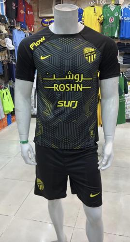 طقم الاتحاد الاسود مع شورت 2025