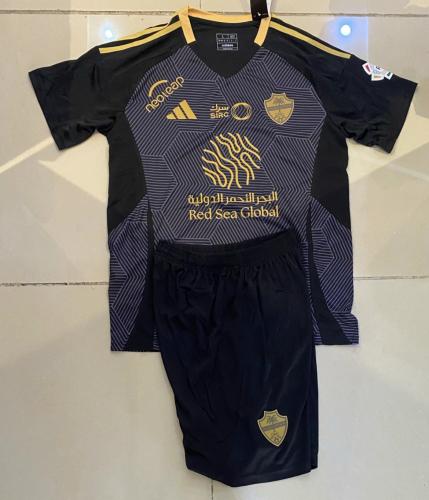 طقم الاهلي الاسود رجالي مع شورت 2025