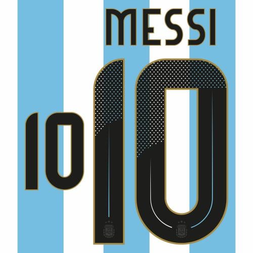 طباعة اسم ورقم ميسي 10 الارجنتين الاساسي 2024/2025...