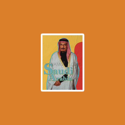 ستيكر الملك سلمان بن عبدالعزيز آل سعود
