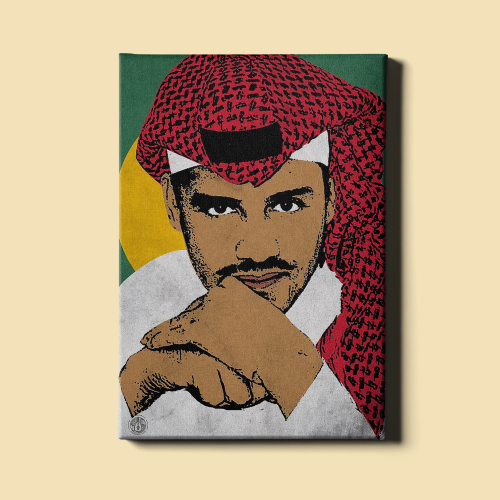 لوحة | خالد عبدالرحمن - بقايا جروح