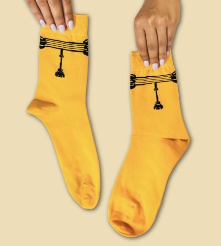 شراب Socks | نقش العقال المقصب
