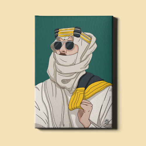 لوحة | سعودي بلبس تراثي