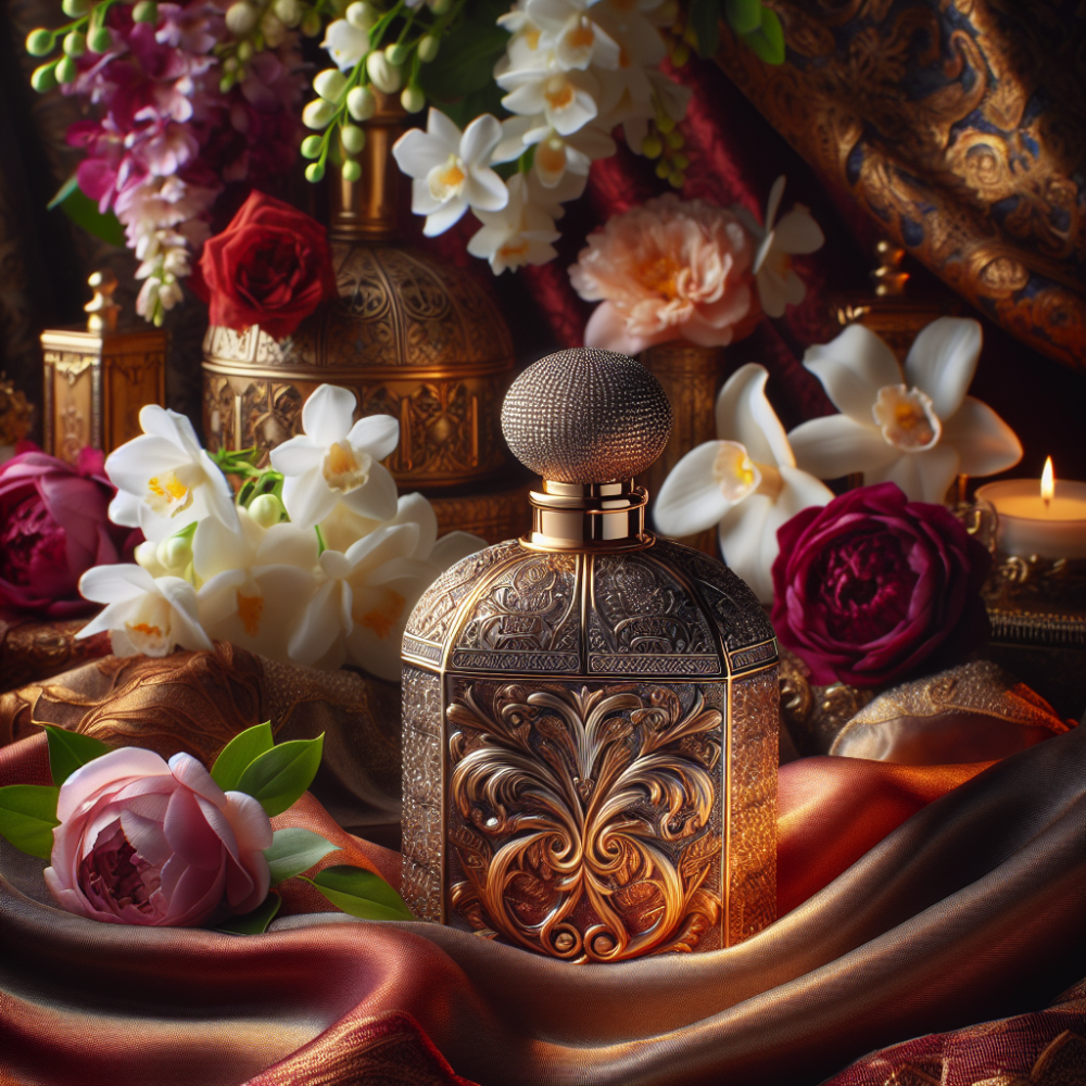 عطور نسائية فخمة ، باقات من الورد داخل عُلب تسعدك
