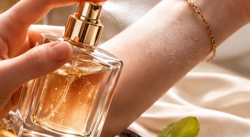 تثبيت العطر في الملابس