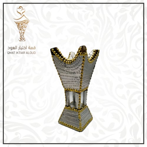مباخر حائلية لون فضي تراثي شكل 2