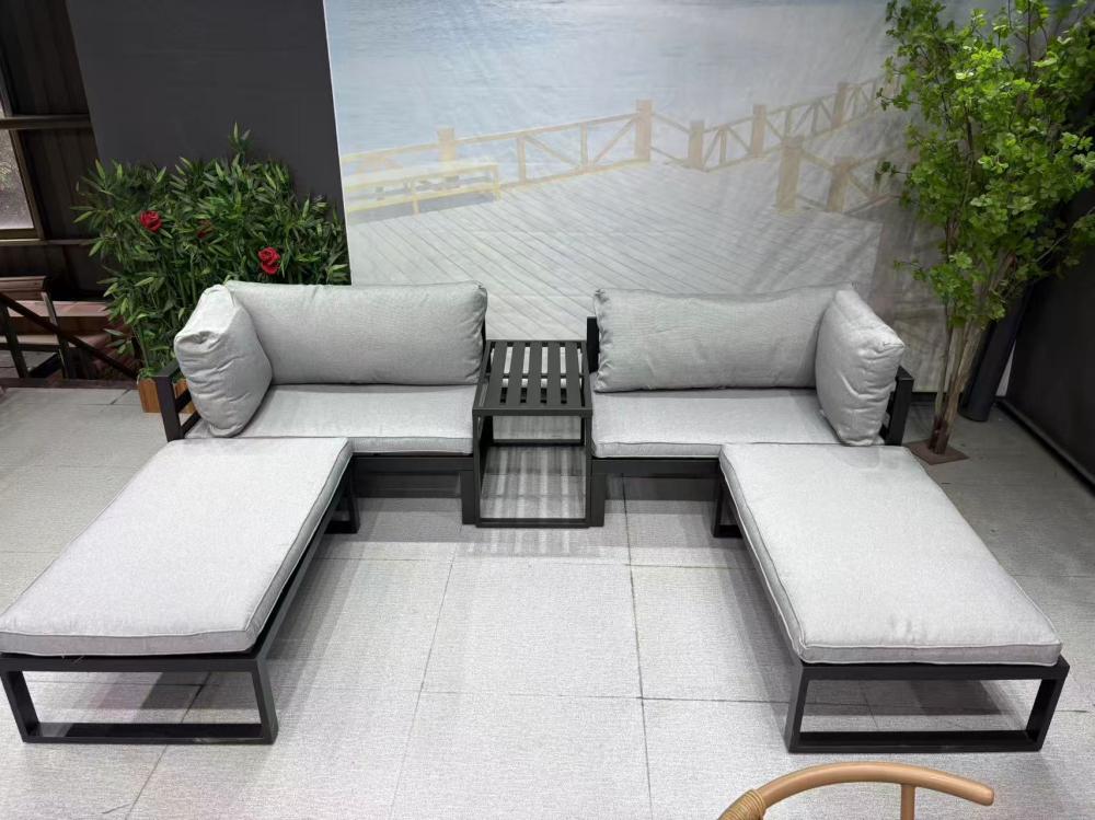 طقم جلوس معدني 5 قطع