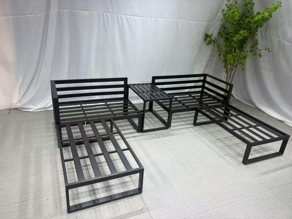 طقم جلوس معدني 5 قطع