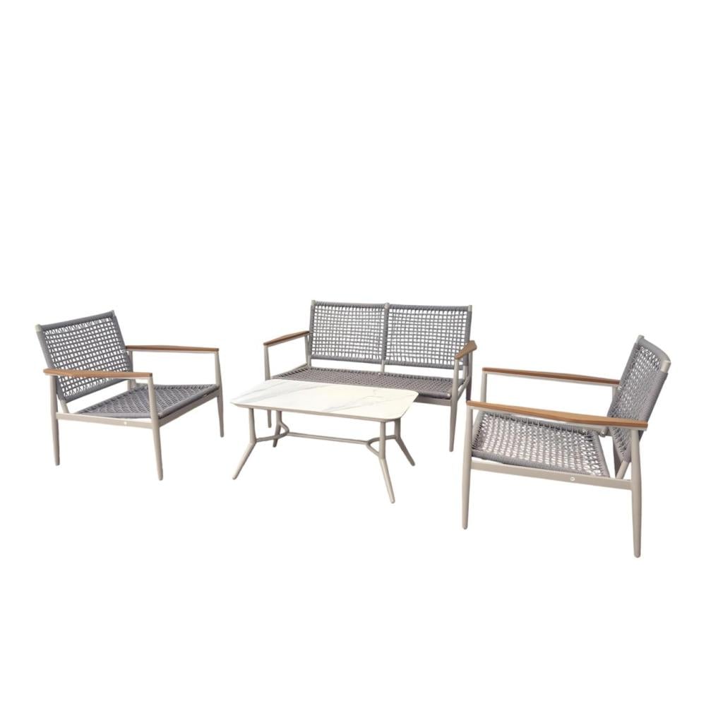 طقم جلوس لـ 4 أشخاص 4PCS SOFA SET BY-25017
