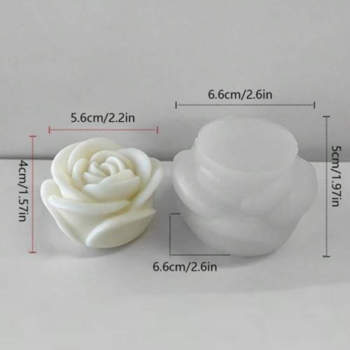 قالب وردة للشمع M