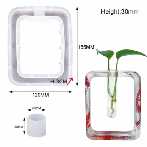 قالب سيليكون + 3 قطع وعاء B