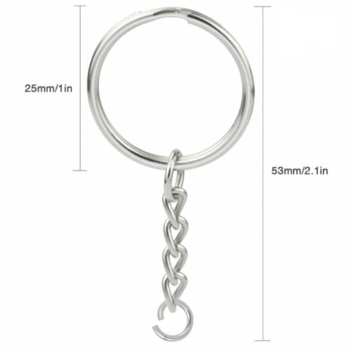 4 حبه ميدالية مفاتيح فضي