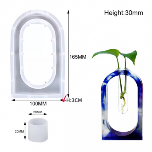 قالب سيليكون + 3قطع وعاء A
