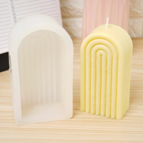 قالب سيليكون قوس للشمع