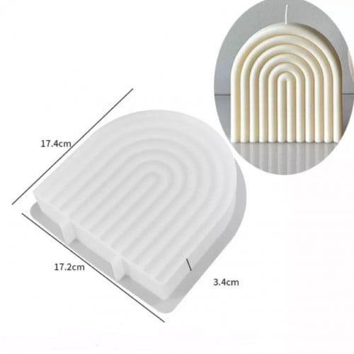 قالب القوس للشمع مقاس 17