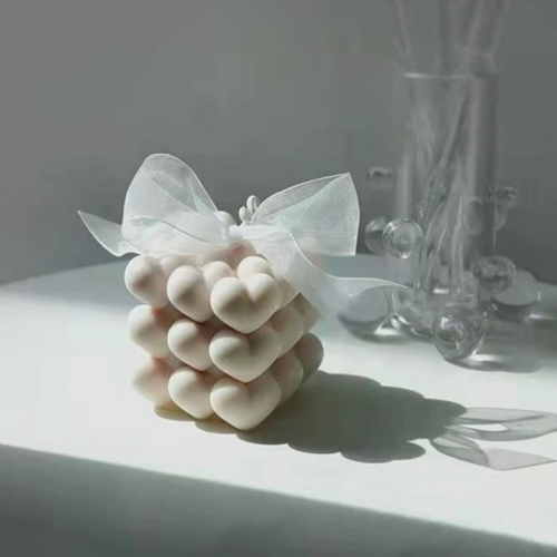 قالب سيليكون قلوب للشمع