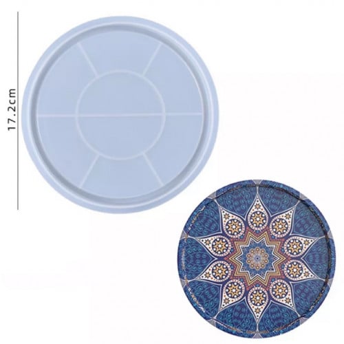 قالب سيليكون دائري مجوف مقاس 17