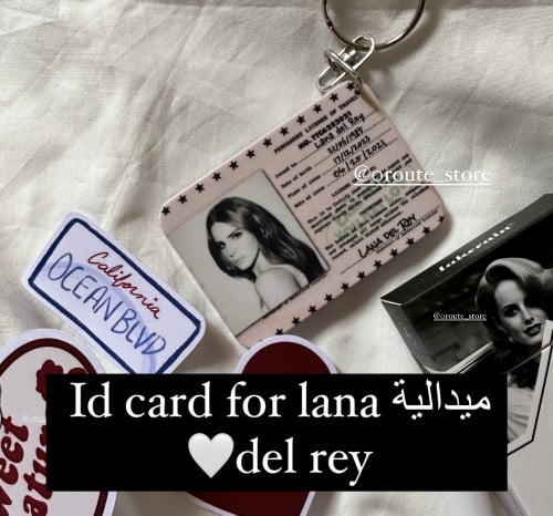 ميدالية Id card lana del rey