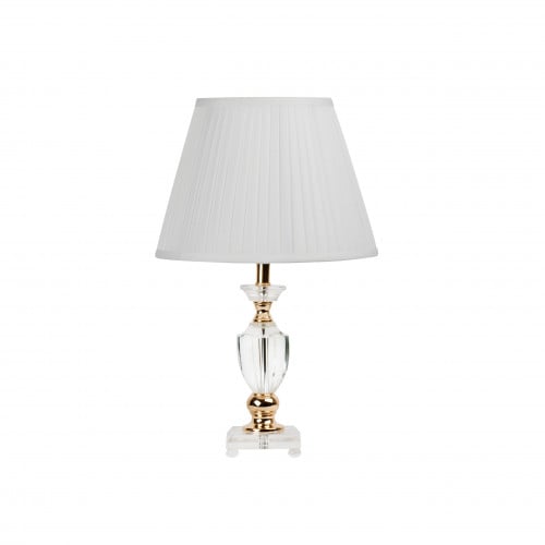 اباجورة كريستال درجة أولي مطعمة بالذهبي الفرنسي/DKK