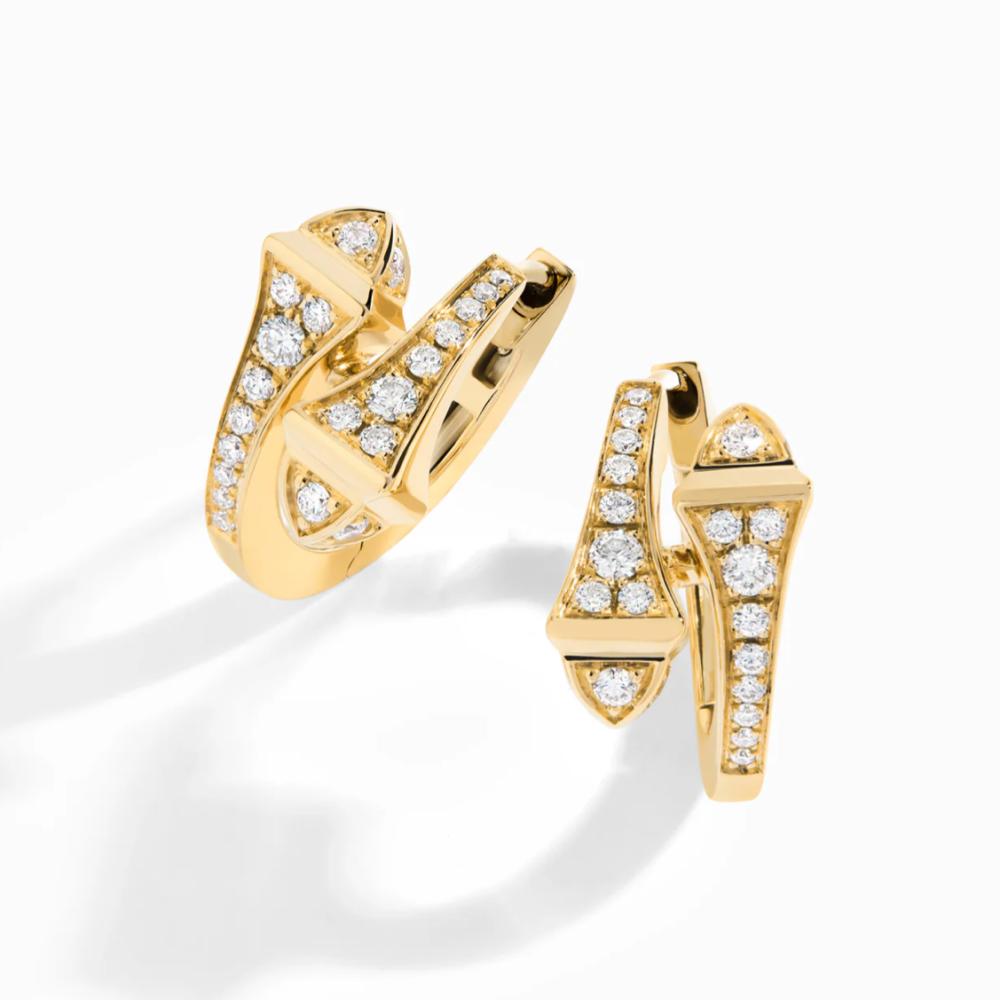 Cleo Diamond Huggie Earrings
