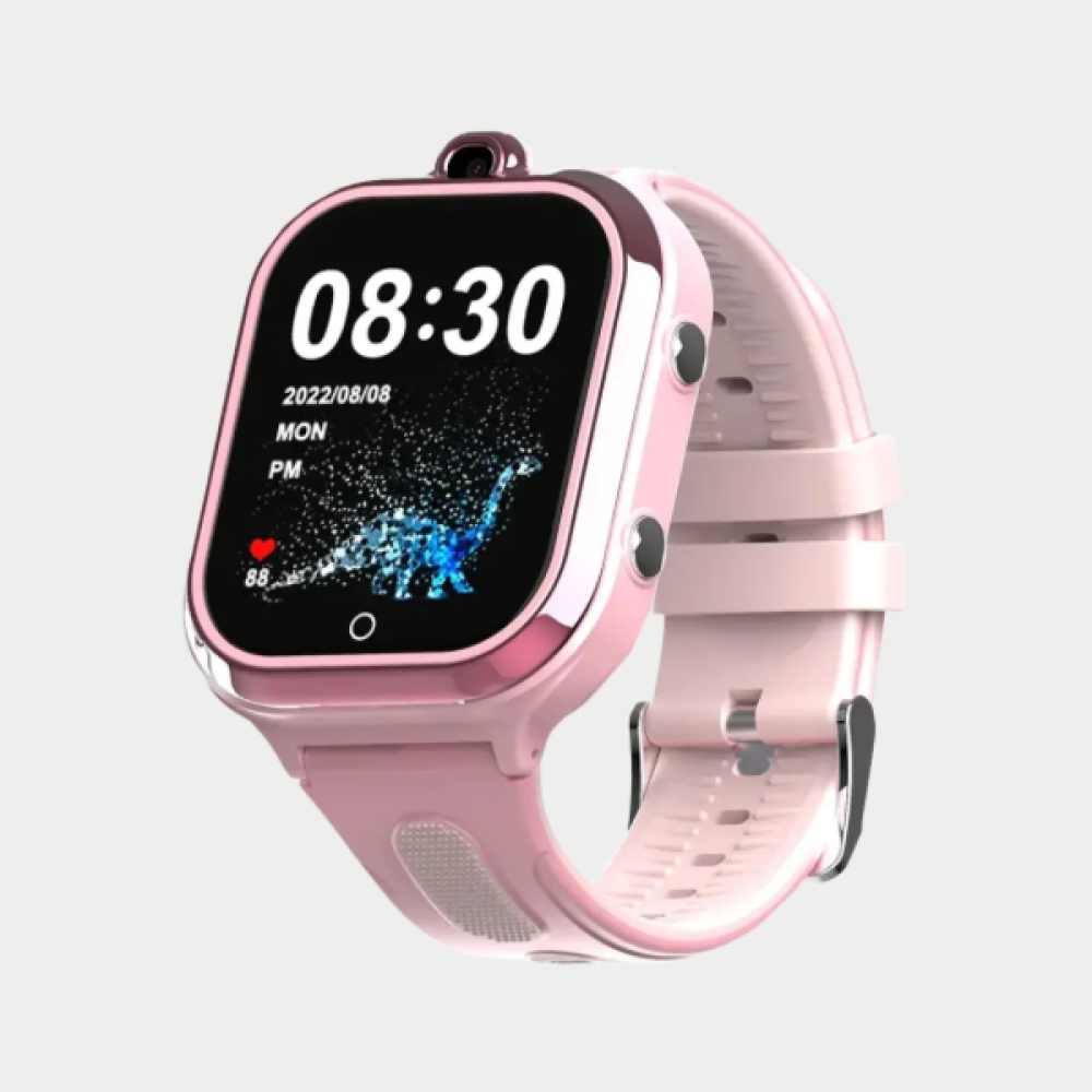 ساعة ذكية  للاطفال من جرين لون وردي