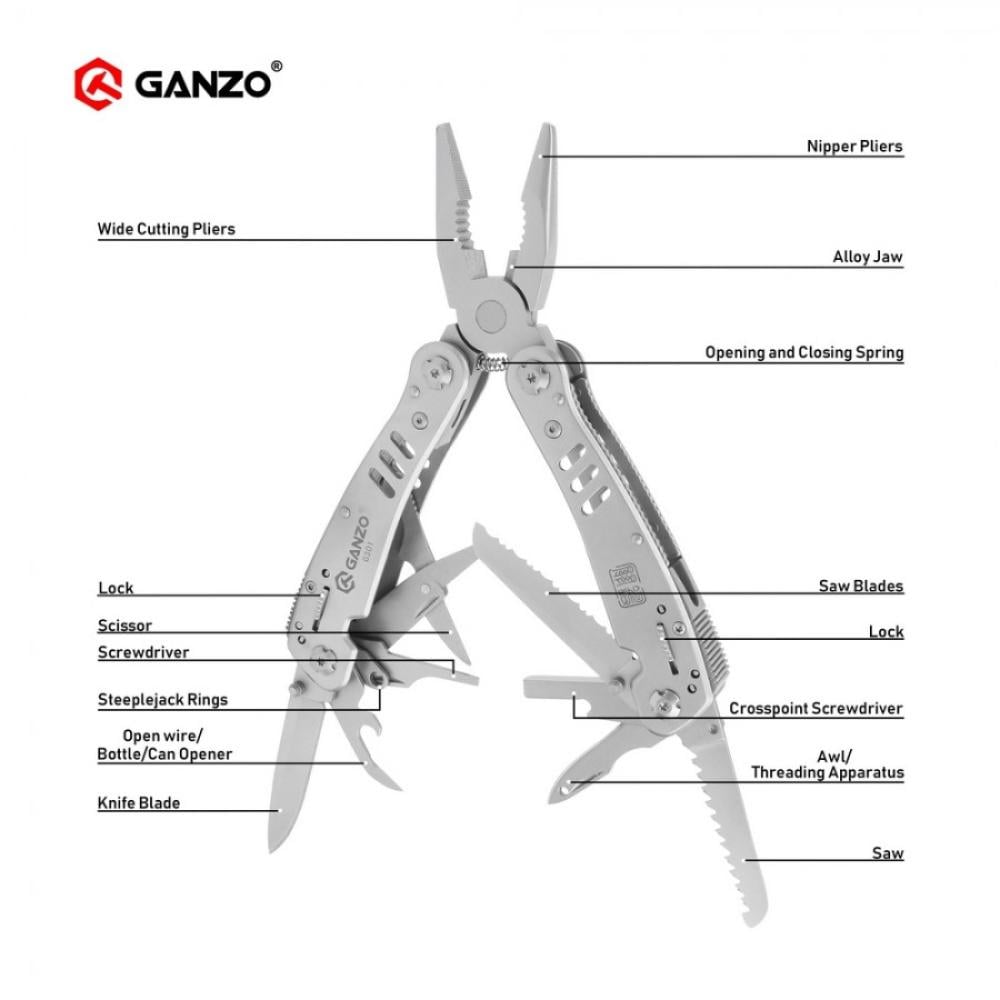 Multi Tool Ganzo G301 - مجموعة عدة قانزو