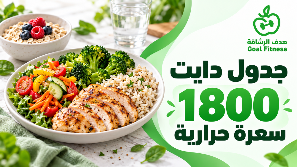 جدول غذائي 1800 سعرة حرارية: دليل كامل لخسارة الوزن بشكل صحي
