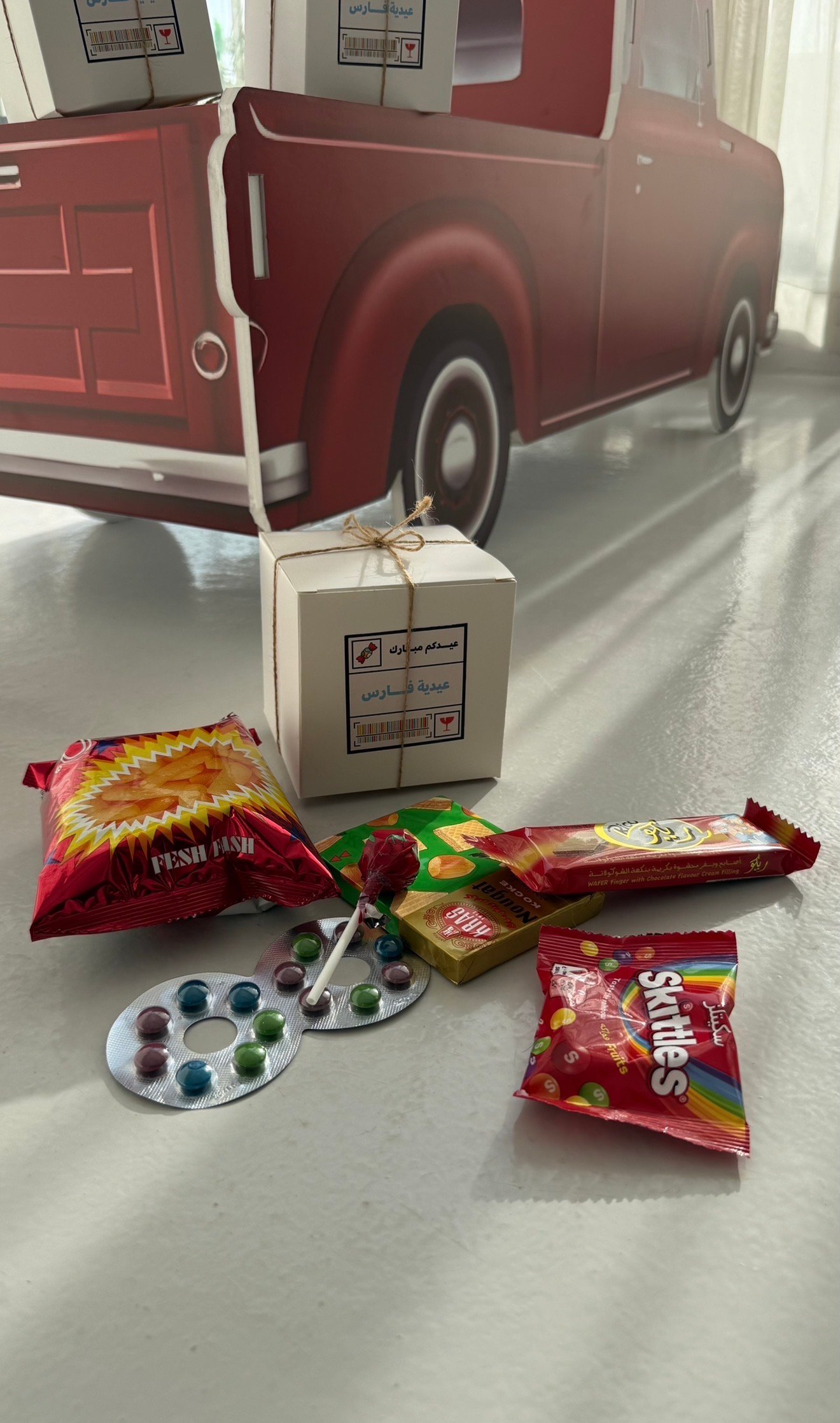 توزيعات شحنات السيارة