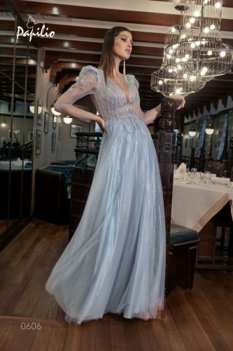 فستان فخم طويل