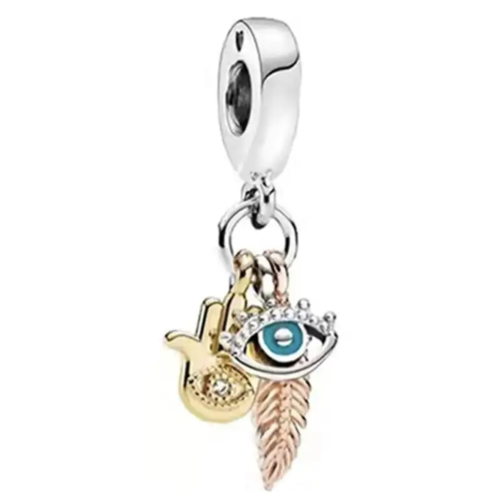 Silver & gold charm 2