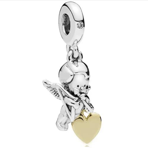 Silver & gold charm 1