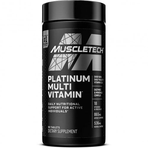 MuscleTech, Platinum مسل تك بلاتينيوم ملتي فيتامين