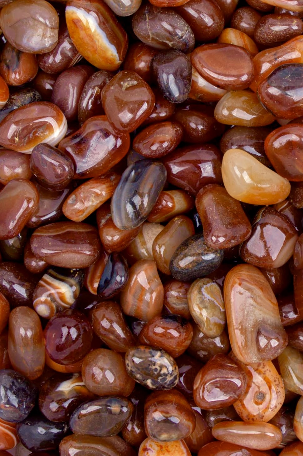أقراط دائرية من حجر العقيق الأحمر