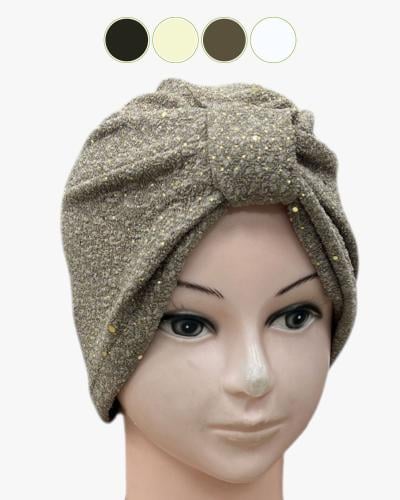 طاقية رأس نسائية بلمعة
