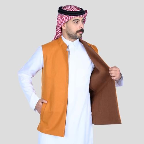 سديري رجالي دبل فيس بني كركمي