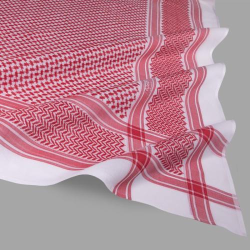شماغ البصمة 28 ختم أحمر وأبيض