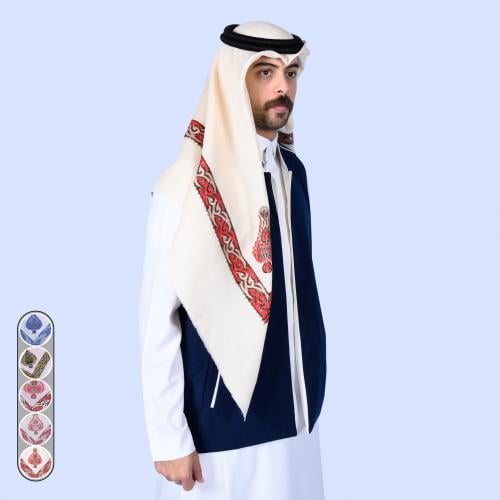 شال رجالي ملون أنيق